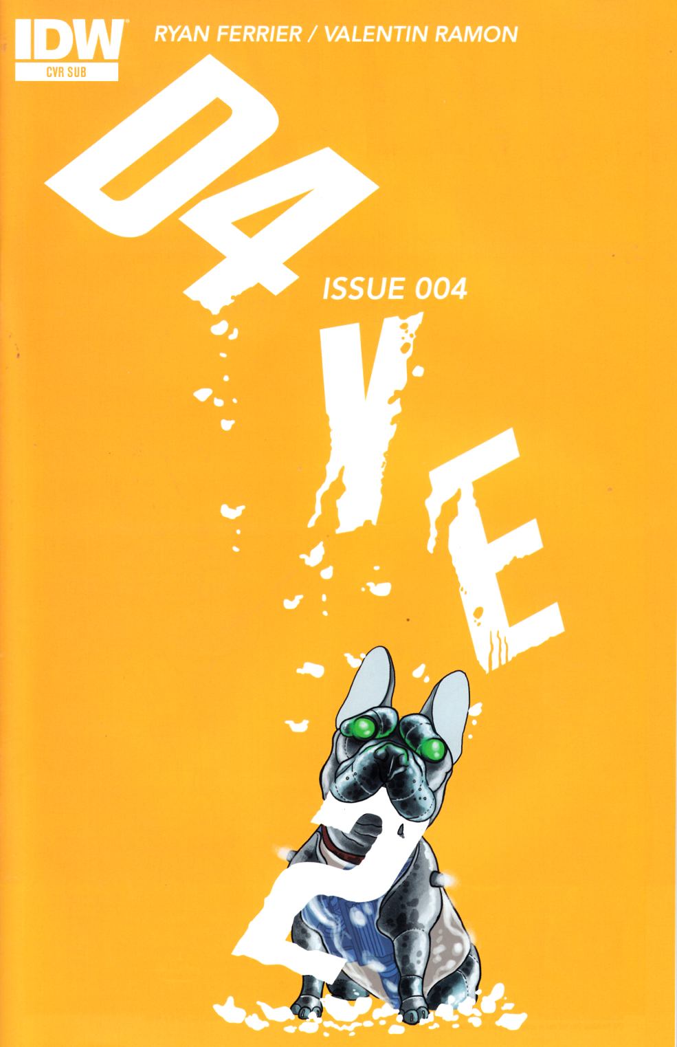 D4Ve2 #4 Subscription Cover [IDW Comic] THUMBNAIL
