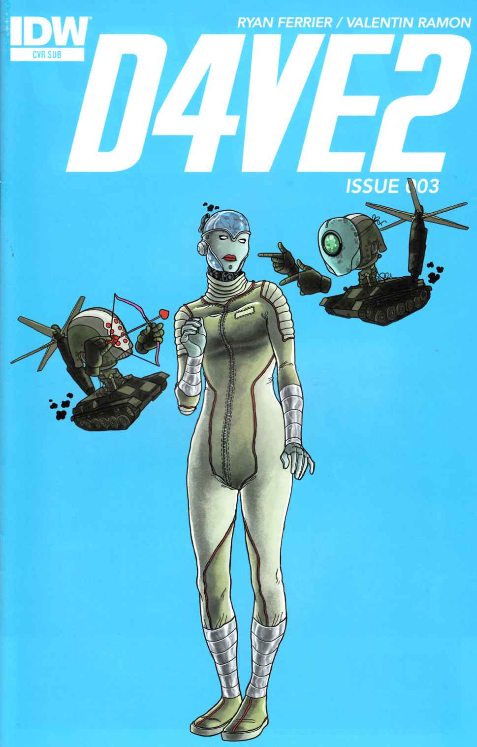 D4Ve2 #3 Subscription Cover [IDW Comic] THUMBNAIL