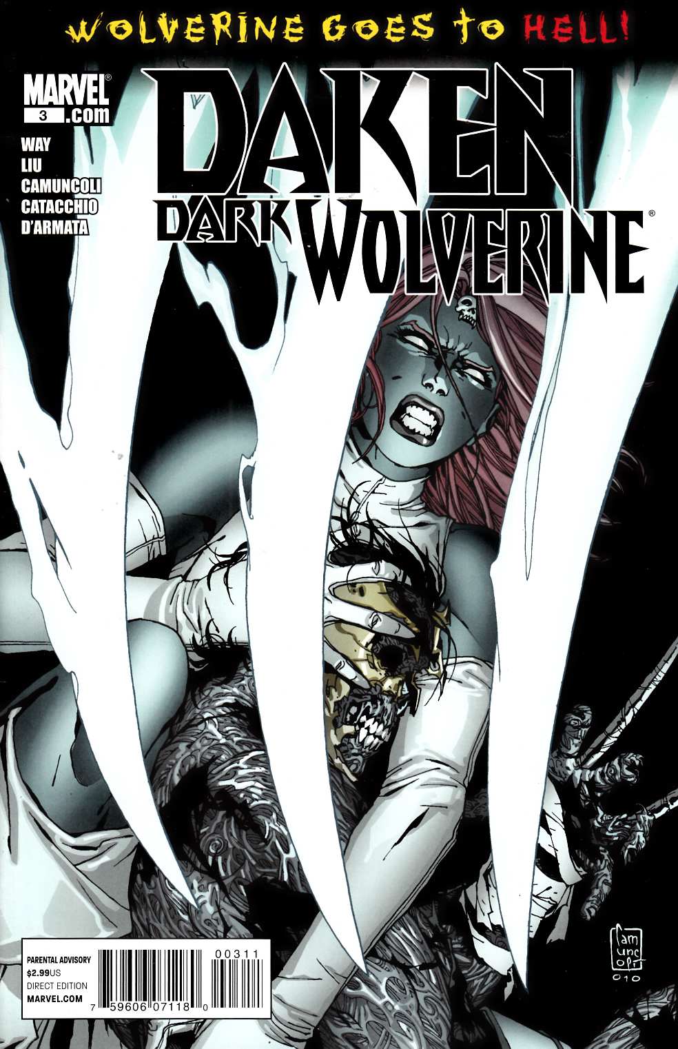 Daken Dark Wolverine #3 Near Mint Minus (9.2) [Marvel Comic] LARGE