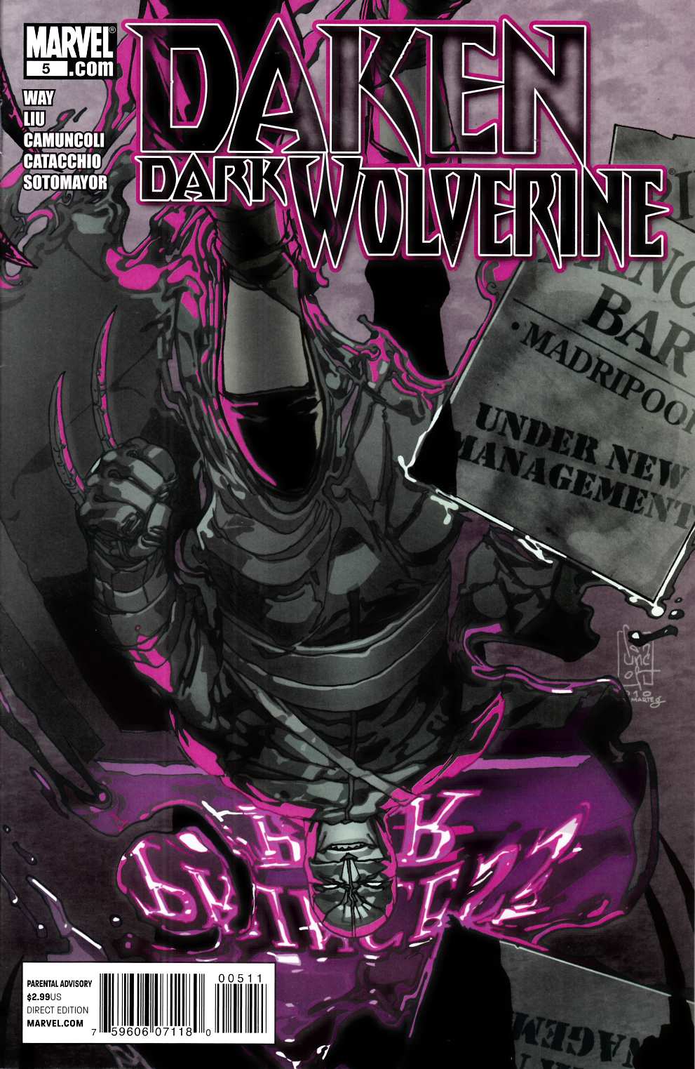 Daken Dark Wolverine #5 Near Mint Minus (9.2) [Marvel Comic]