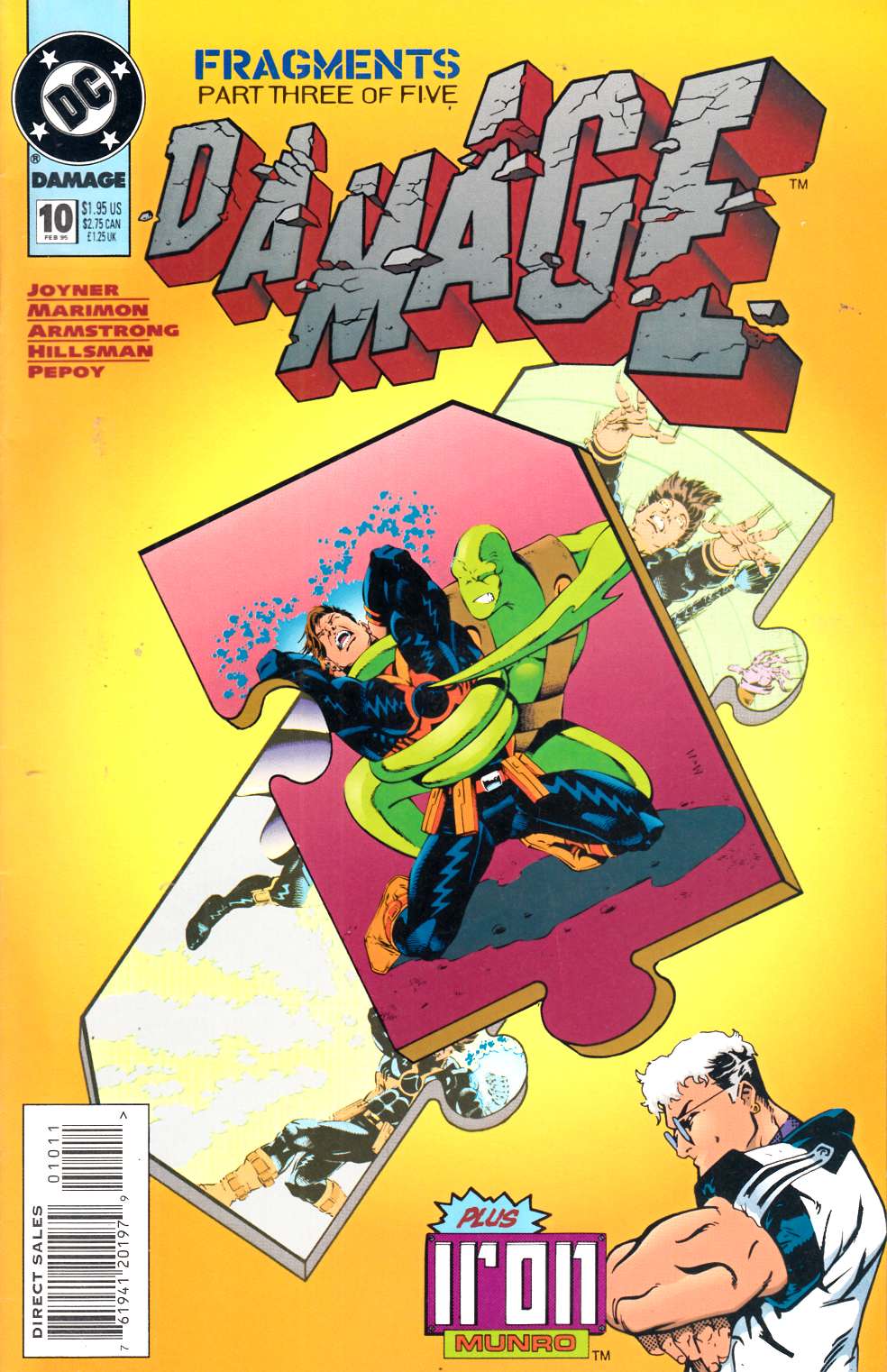 Damage #10 Very Fine (8.0) [DC Comic] THUMBNAIL