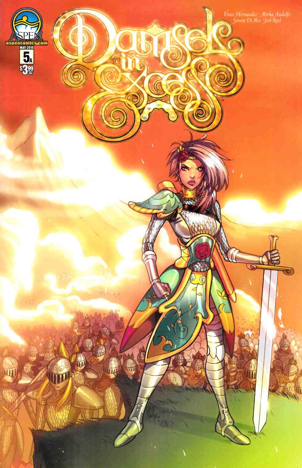 Damsels in Excess #5 Cover A [Aspen Comic] LARGE