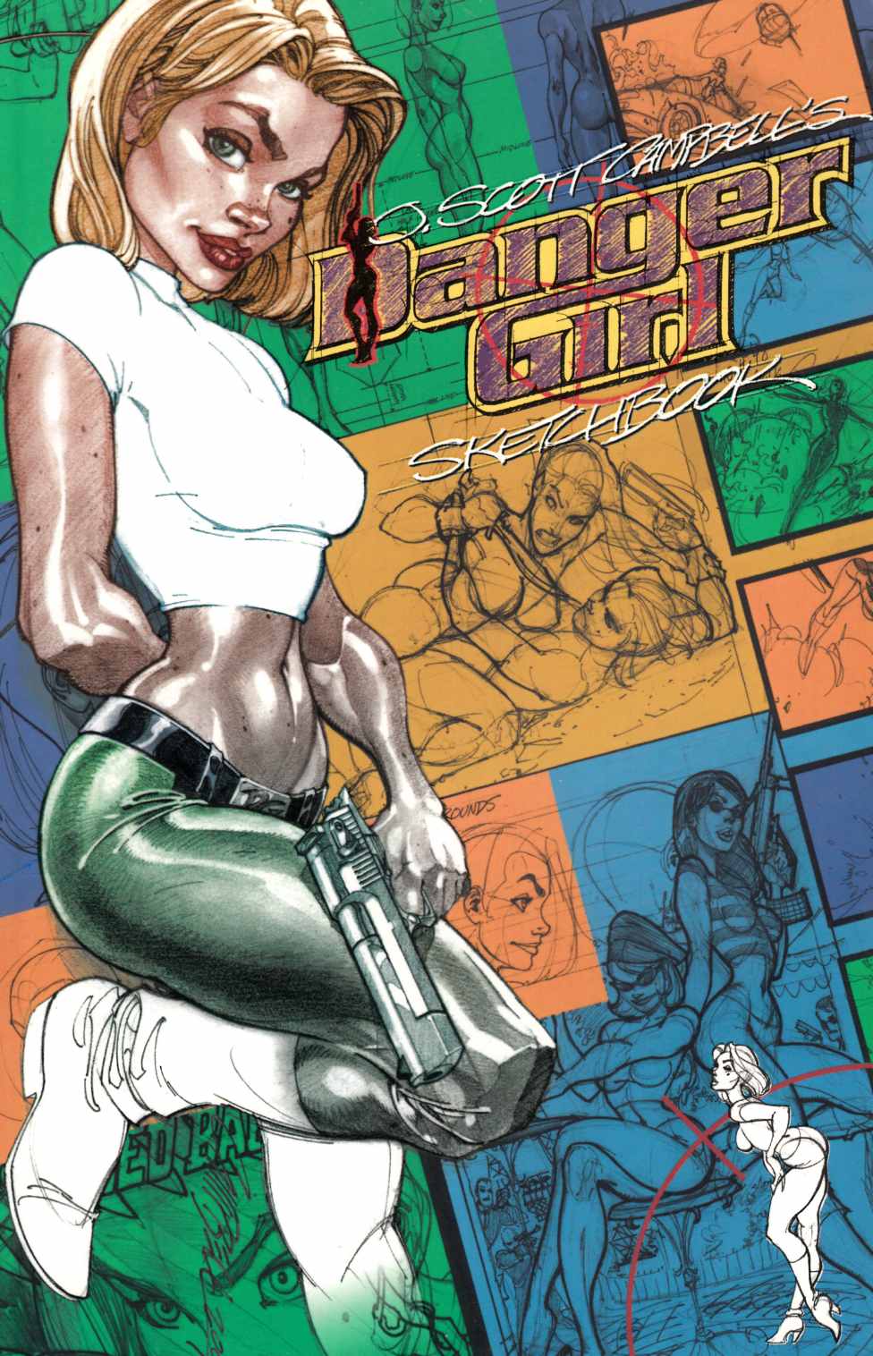 J Scott Campbell Danger Girl Sketchbook (One Shot) Second Printing [DC Comic]