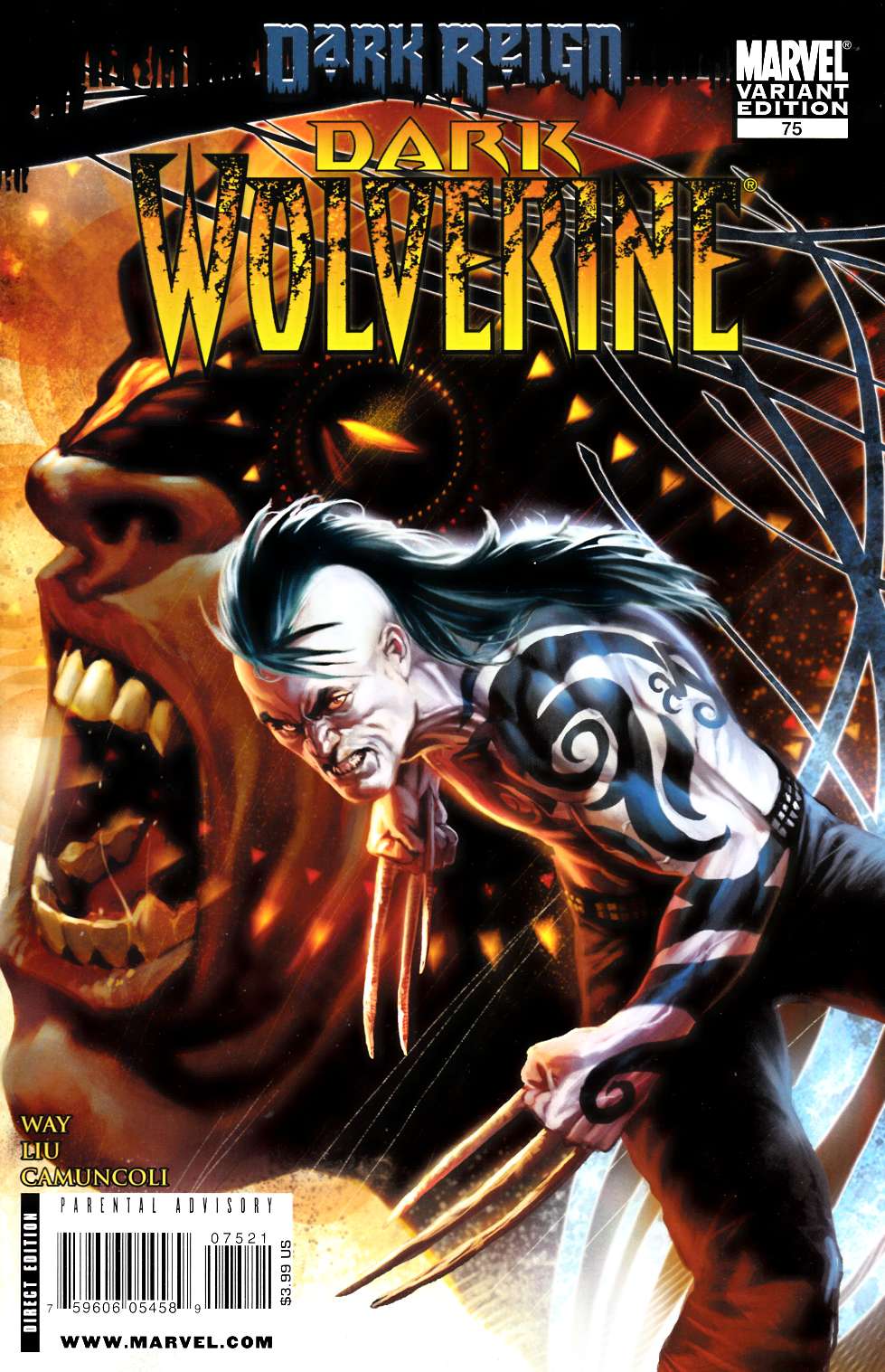 Dark Wolverine #75 Djurdjevic Variant Cover Near Mint (9.4) [Marvel Comic]