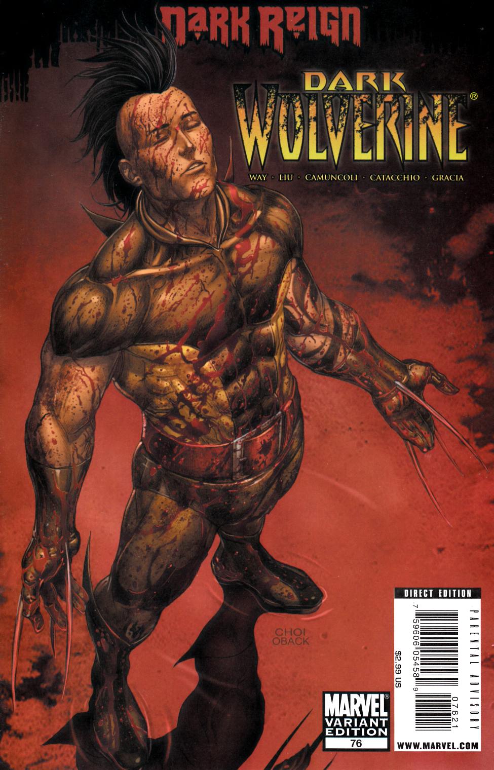 Dark Wolverine #76 Choi Young Guns Variant Cover Very Fine (8.0) [Marvel Comic] LARGE