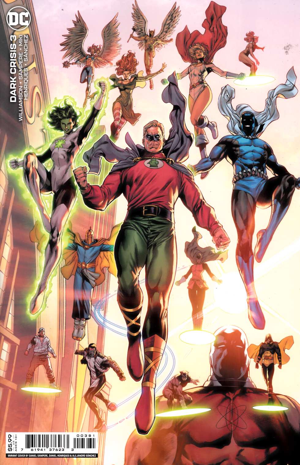 Dark Crisis #3 Sampere Variant Cover Near Mint (9.4) [DC Comic] LARGE