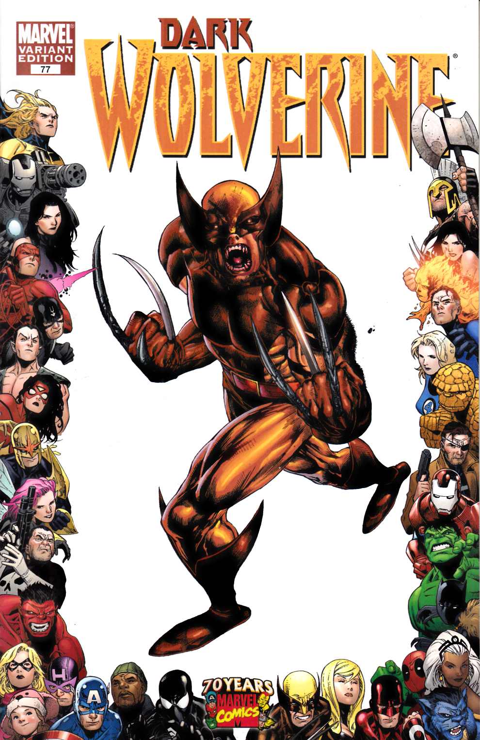 Dark Wolverine #77 70th Frame Variant Cover Very Fine (8.0) [Marvel Comic] THUMBNAIL