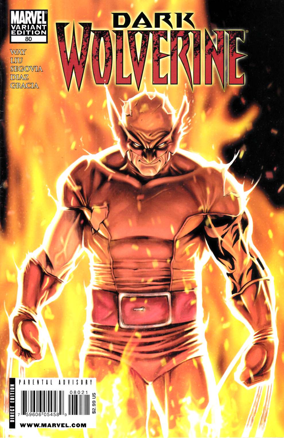 Dark Wolverine #80 Caselli Variant Cover Very Fine (8.0) [Marvel Comic] THUMBNAIL