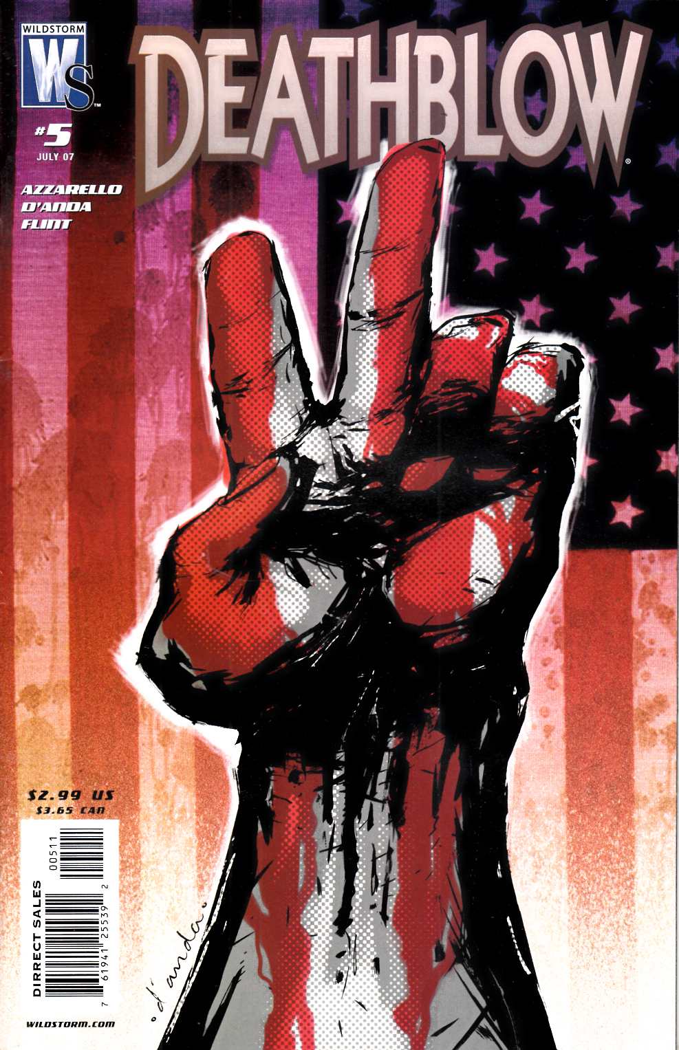 Deathblow #5 Near Mint Minus (9.2) [DC Comic] LARGE