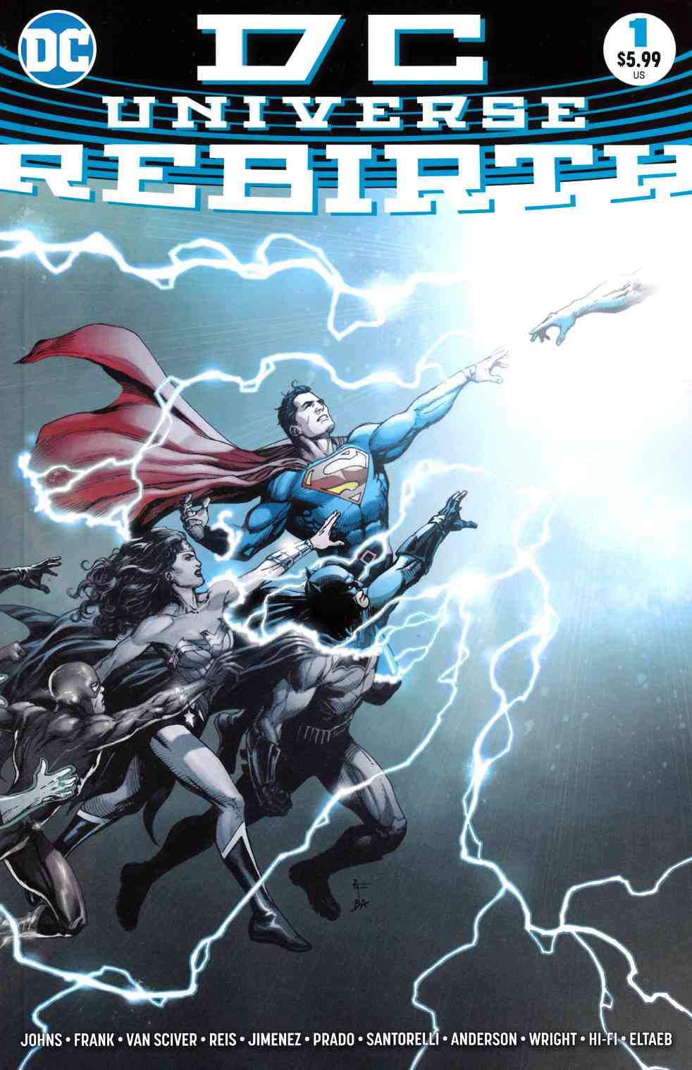 DC Universe Rebirth #1 Second Printing Near Mint (9.4) [DC Comic] THUMBNAIL