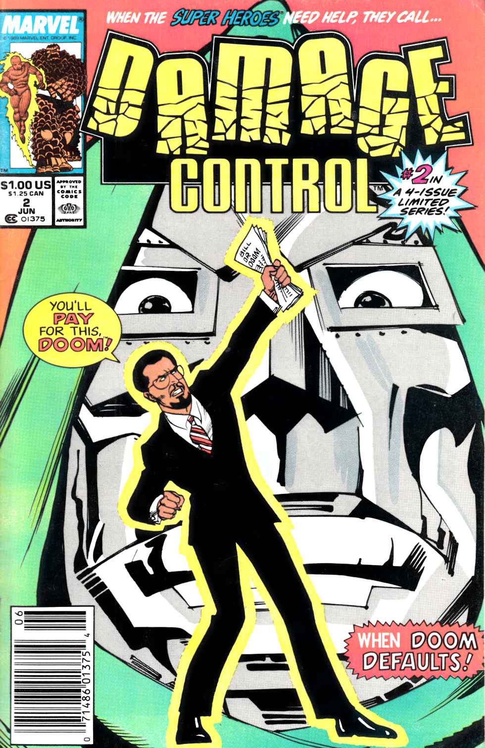 Damage Control #2 Newsstand Edition Fine/Very Fine (7.0) [Marvel Comic] LARGE