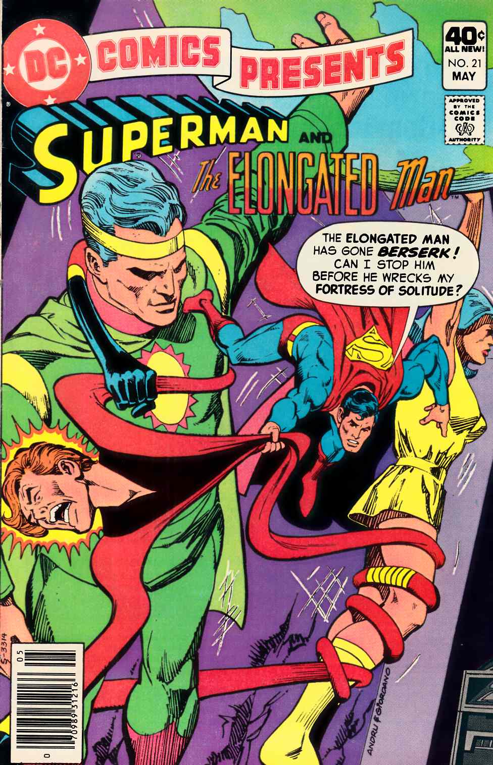 DC Comics Presents #21 Newsstand Edition Very Fine (8.0) [DC Comic] THUMBNAIL