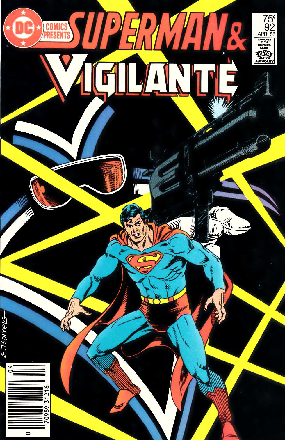 DC Comics Presents #92 Newsstand Edition Fine (6.0) [DC Comic] LARGE