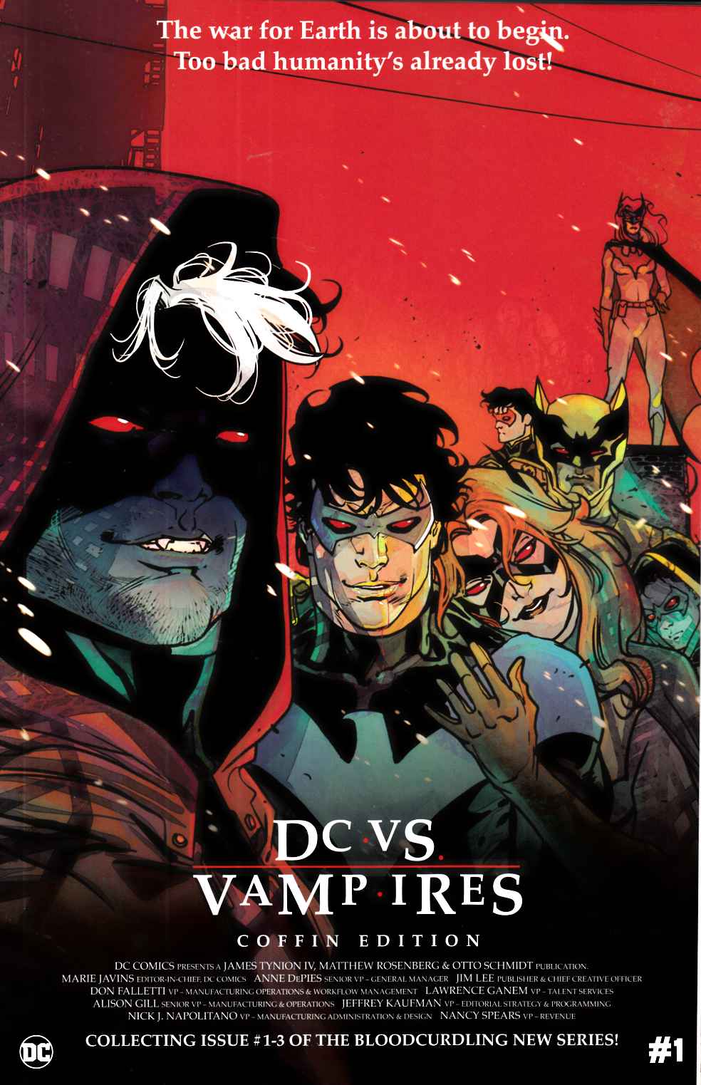 DC vs Vampires Coffin Edition #1 Near Mint (9.4) [DC Comic] LARGE
