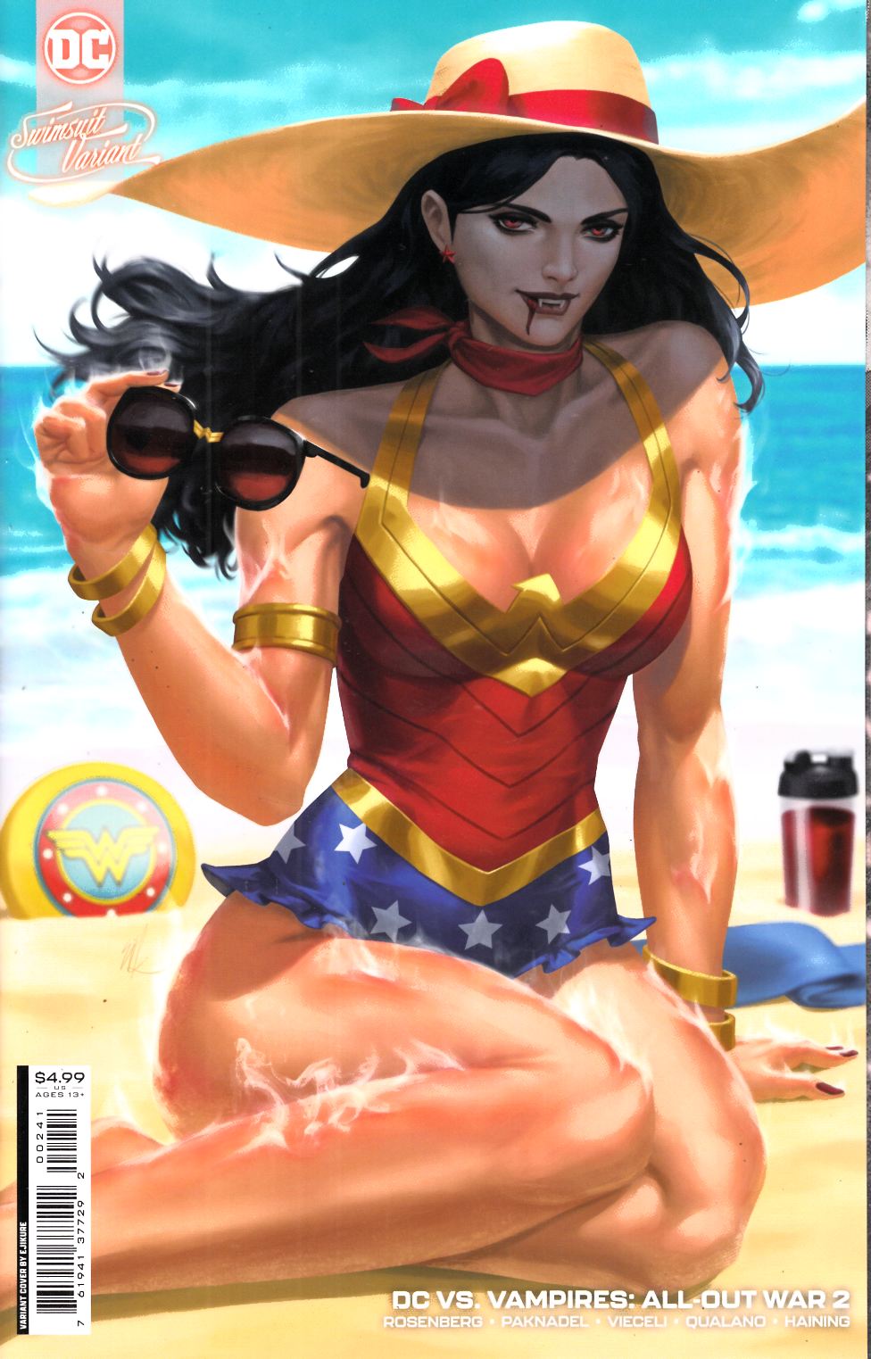 DC vs Vampires All-Out War #2 Ejikure Variant Cover Near Mint (9.4) [DC Comic] LARGE