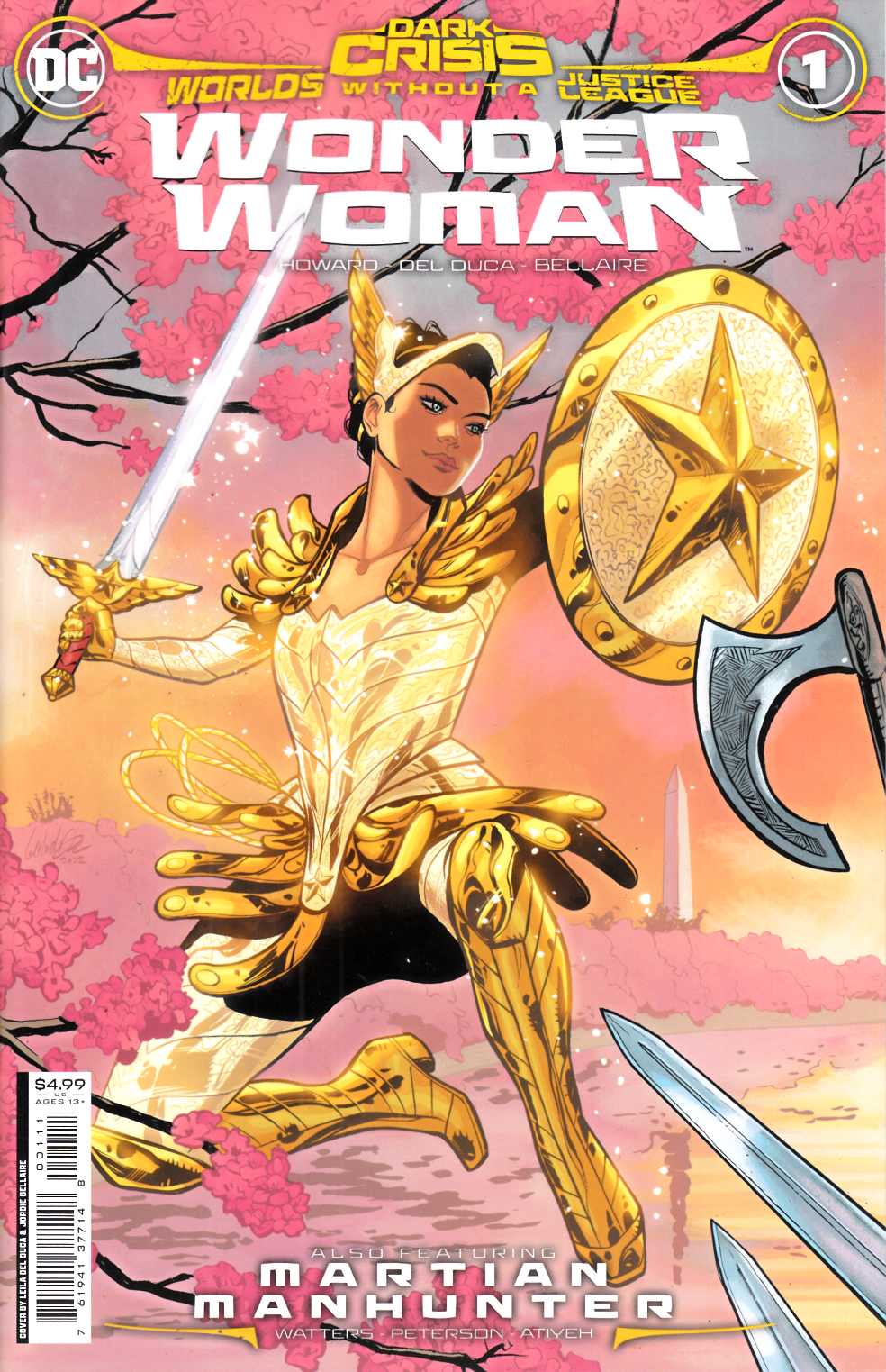 Dark Crisis Worlds Without Justice League Wonder Woman #1 Near Mint (9.4) [DC Comic] THUMBNAIL