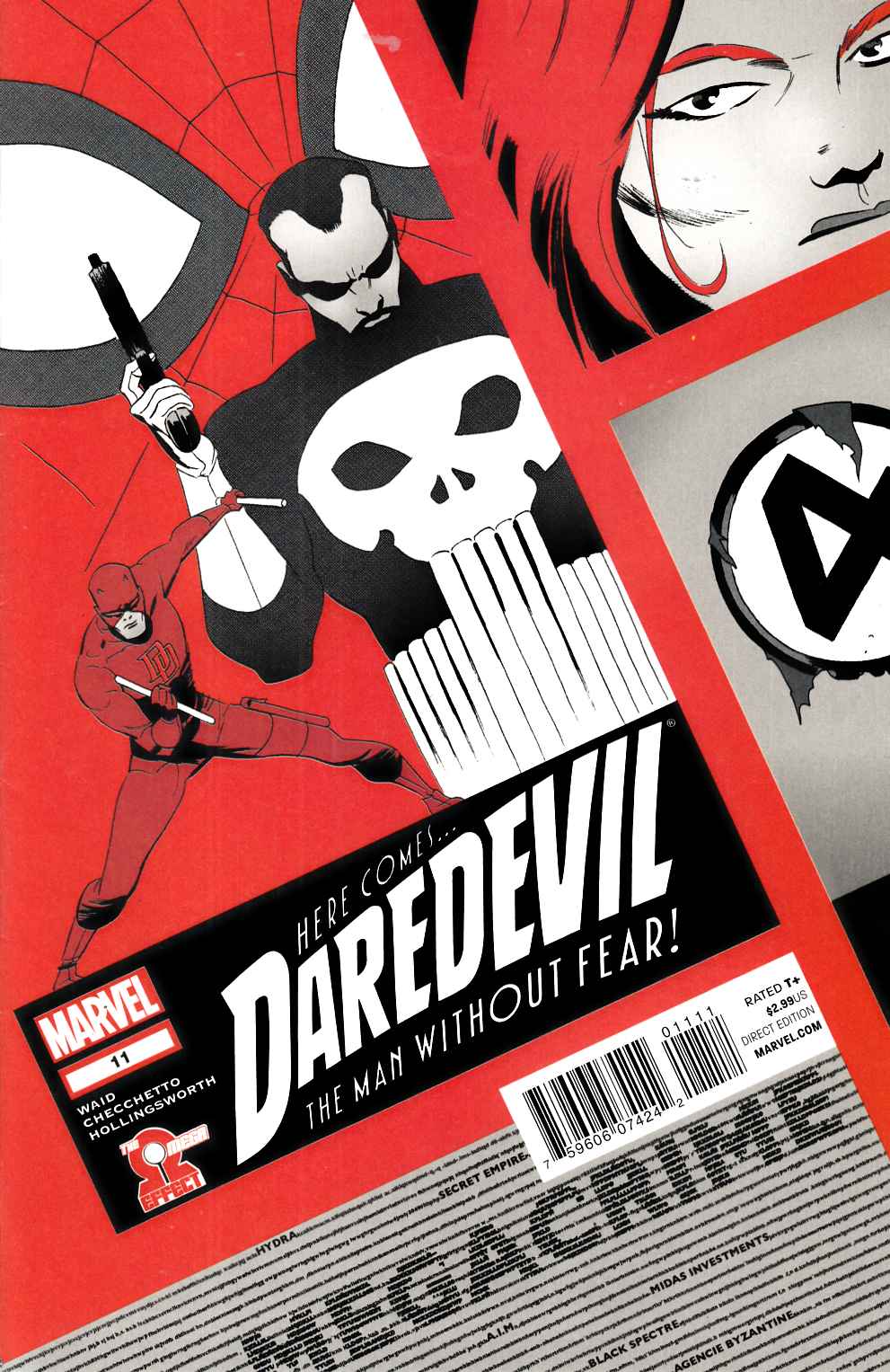 Daredevil #11 Near Mint Minus (9.2) [Marvel Comic] THUMBNAIL