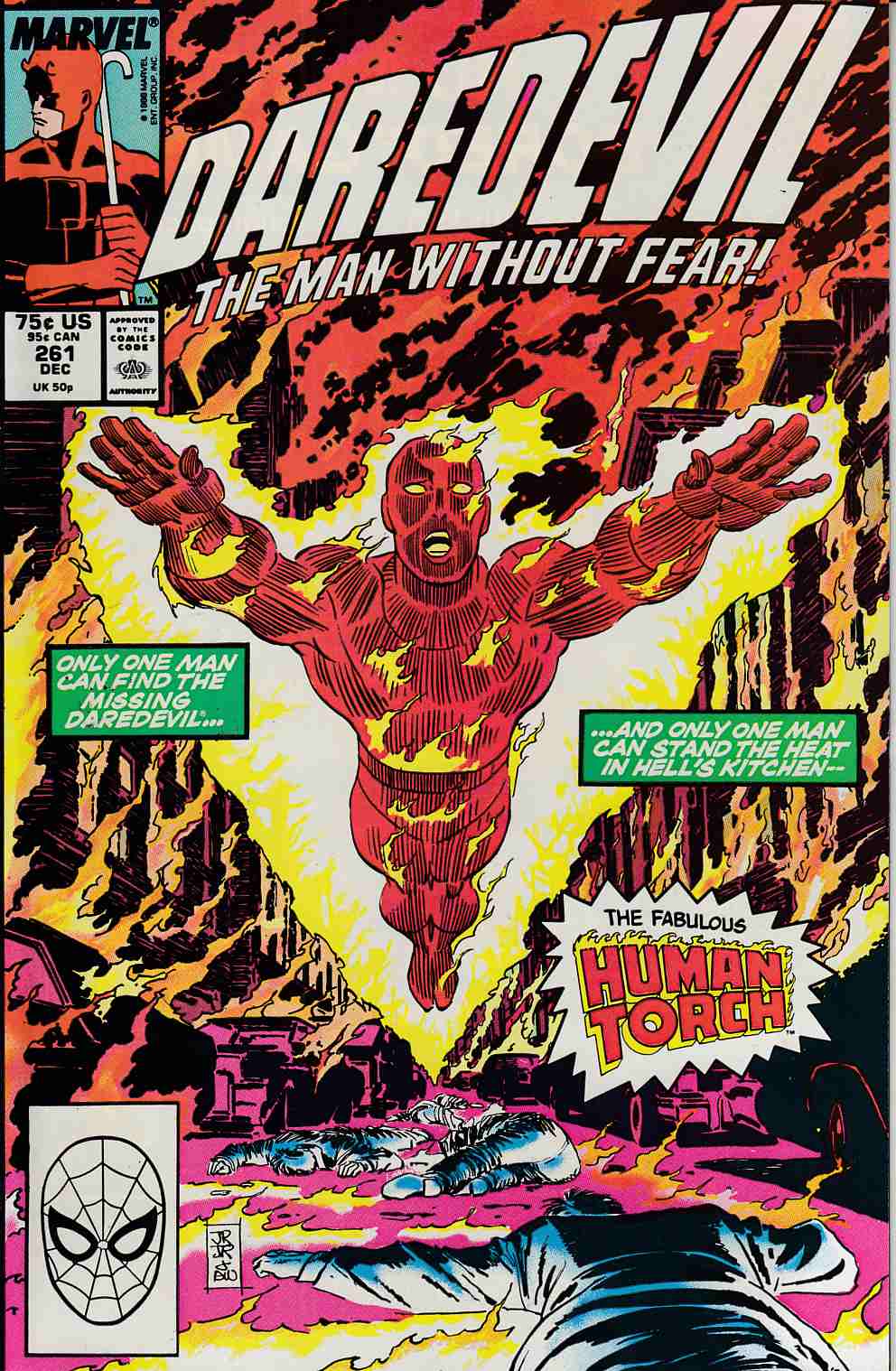 Daredevil #261 Very Fine (8.0) [Marvel Comic] LARGE
