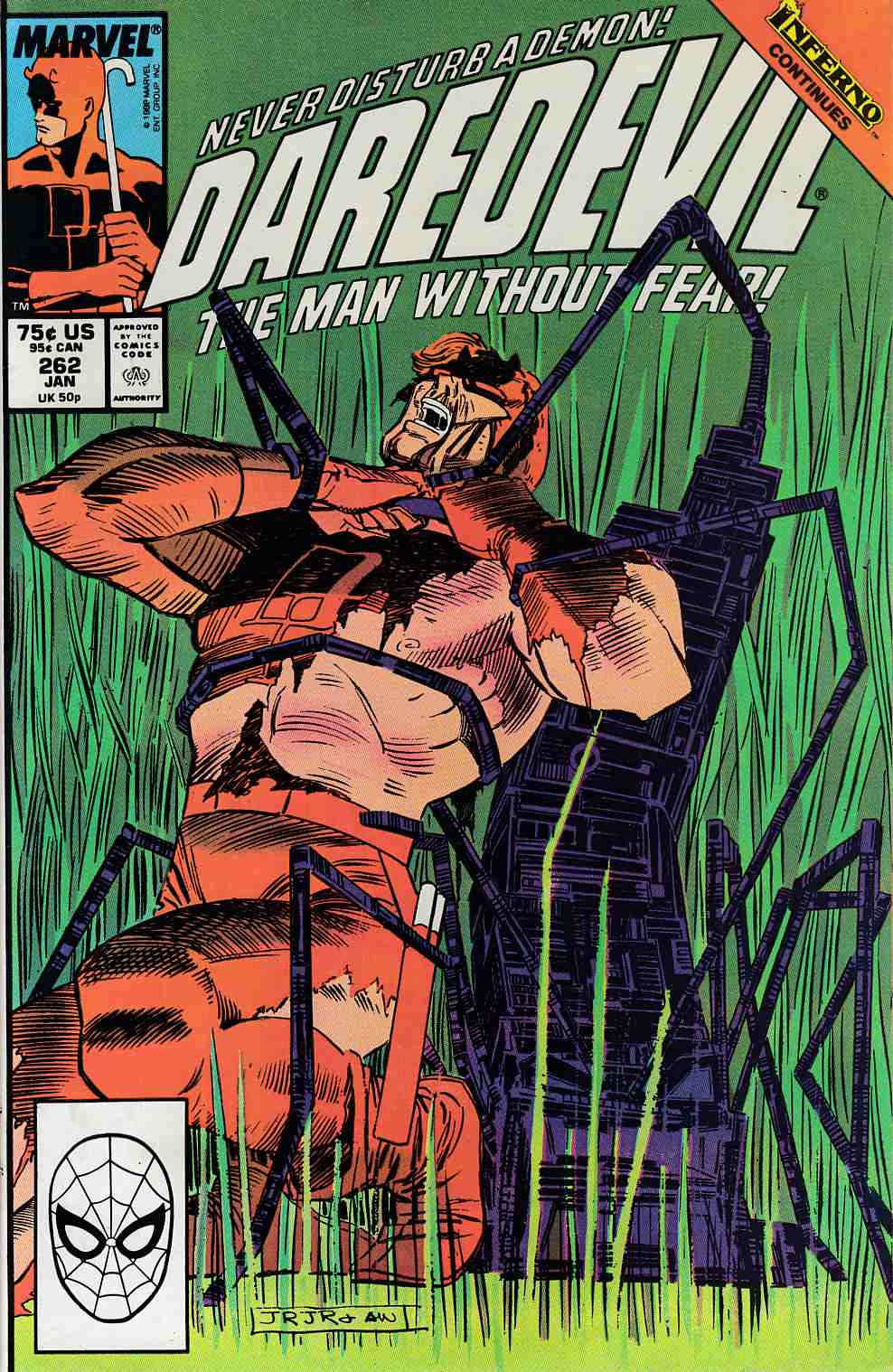 Daredevil #262 Very Fine (8.0) [Marvel Comic] THUMBNAIL