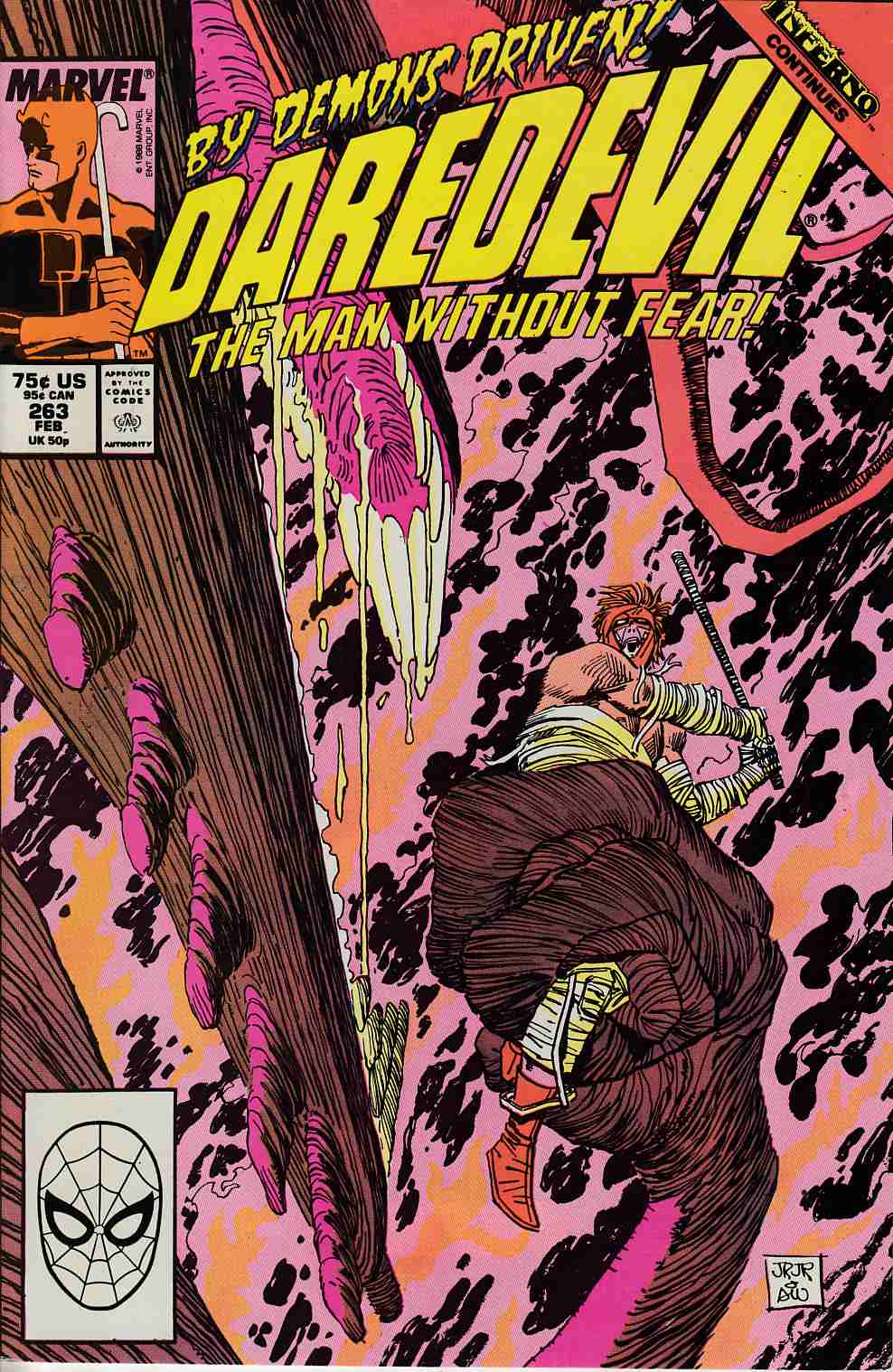 Daredevil #263 Very Fine (8.0) [Marvel Comic] THUMBNAIL