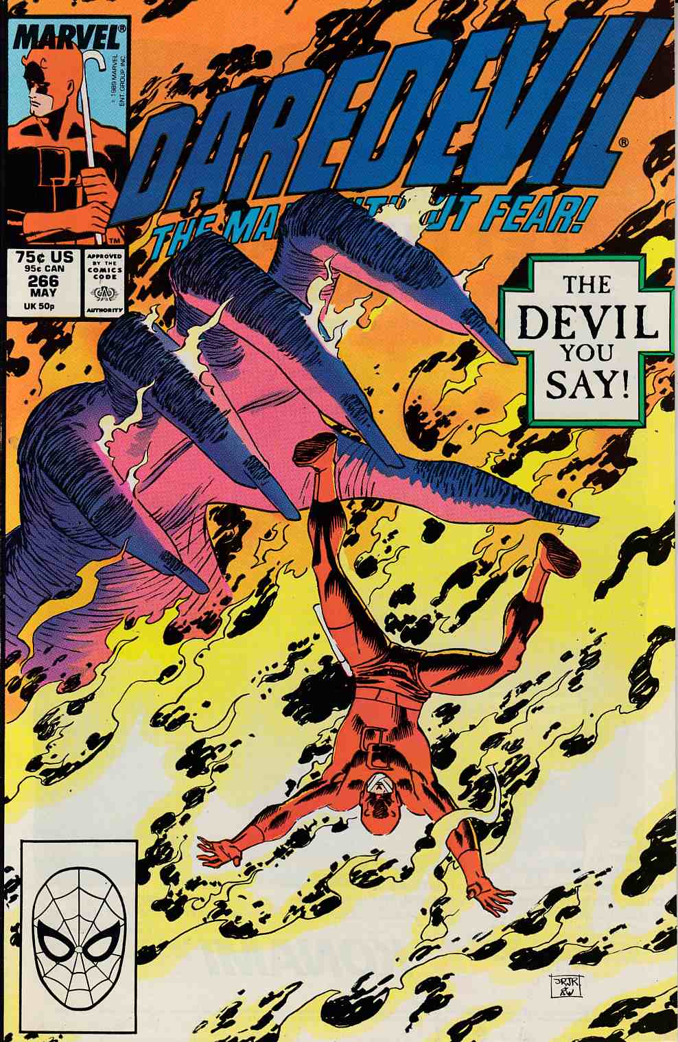 Daredevil #266 Very Fine (8.0) [Marvel Comic] LARGE