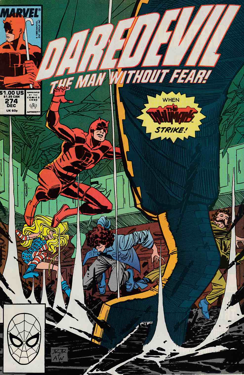 Daredevil #274 Very Fine/Near Mint (9.0) [Marvel Comic] THUMBNAIL