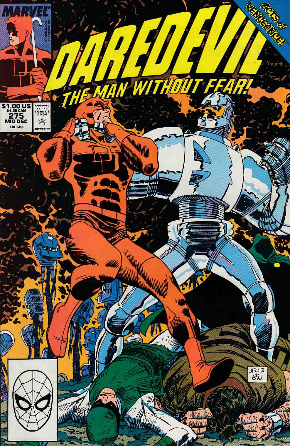 Daredevil #275 Near Mint (9.4) [Marvel Comic] THUMBNAIL