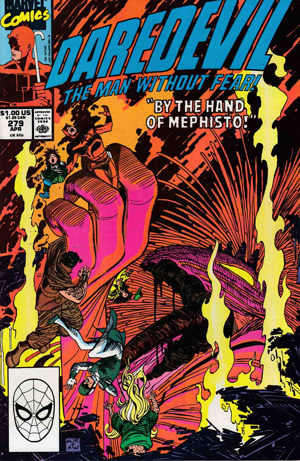 Daredevil #279 Near Mint Minus (9.2) [Marvel Comic] THUMBNAIL