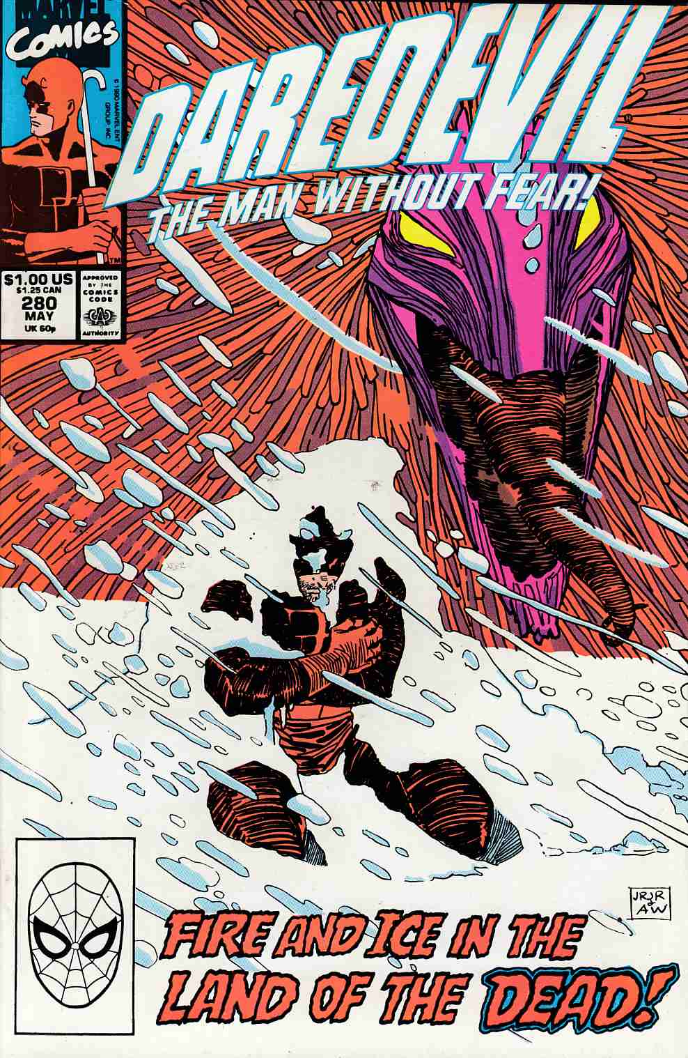 Daredevil #280 Very Fine Plus (8.5) [Marvel Comic] THUMBNAIL