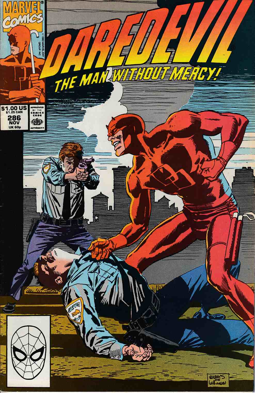 Daredevil #286 Very Fine (8.0) [Marvel Comic] THUMBNAIL