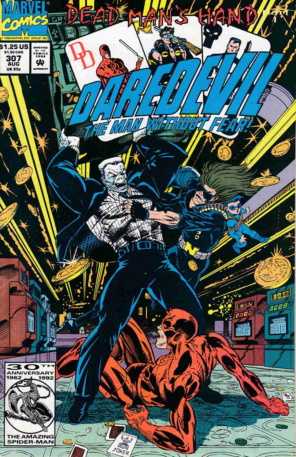 Daredevil #307 Very Fine (8.0) [Marvel Comic] THUMBNAIL