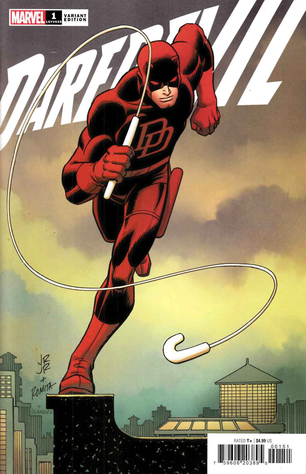 Daredevil #1 Romita Variant Cover Near Mint (9.4) [Marvel Comic] LARGE