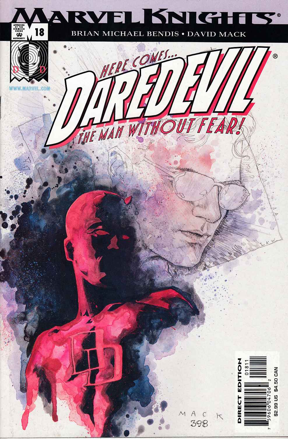 Daredevil #18 Near Mint (9.4) [Marvel Comic] THUMBNAIL