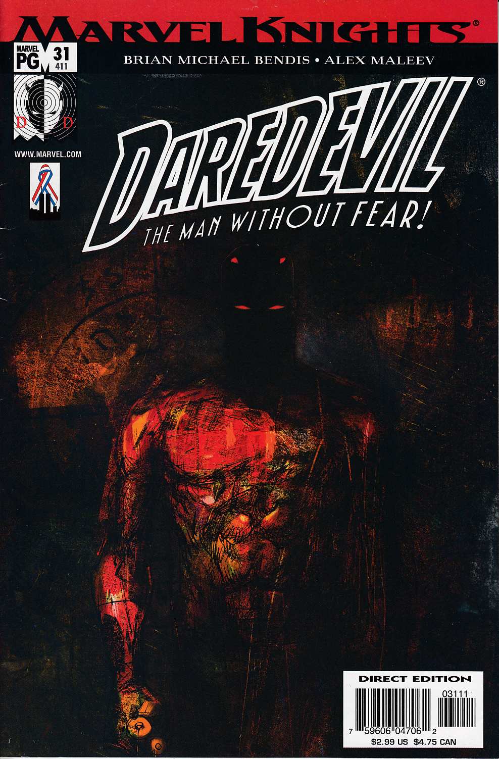 Daredevil #31 Fine Minus (5.5) [Marvel Comic] THUMBNAIL