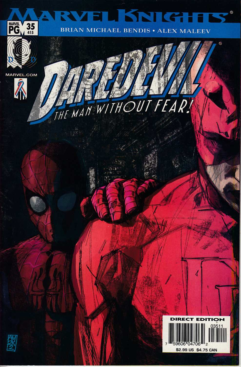 Daredevil #35 Very Fine (8.0) [Marvel Comic] THUMBNAIL