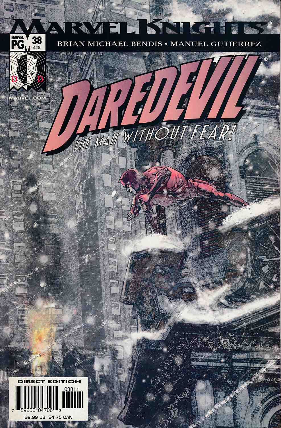 Daredevil #38 Very Fine (8.0) [Marvel Comic] THUMBNAIL