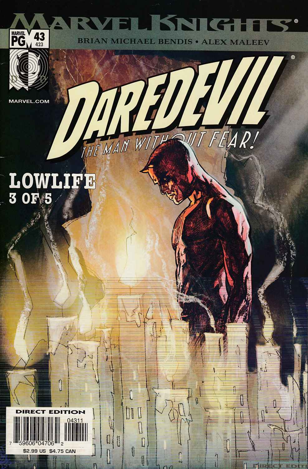 Daredevil #43 Very Fine Minus (7.5) [Marvel Comic] THUMBNAIL