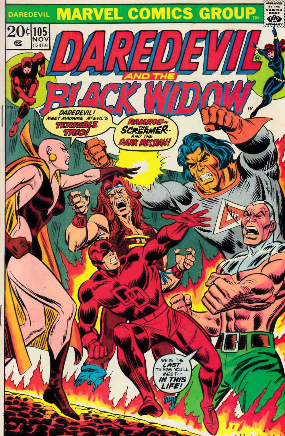 Daredevil #105 Very Good/Fine (5.0) [Marvel Comic] THUMBNAIL