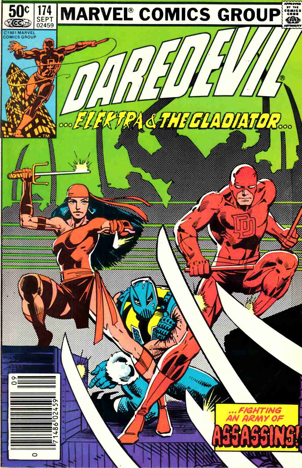 Daredevil #174 Newsstand Edition Very Fine (8.0) [Marvel Comic] LARGE