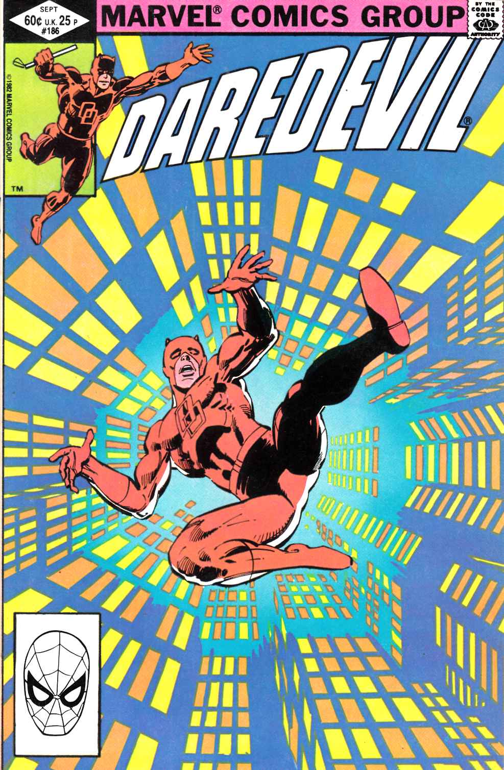 Daredevil #186 Very Fine (8.0) [Marvel Comic] LARGE