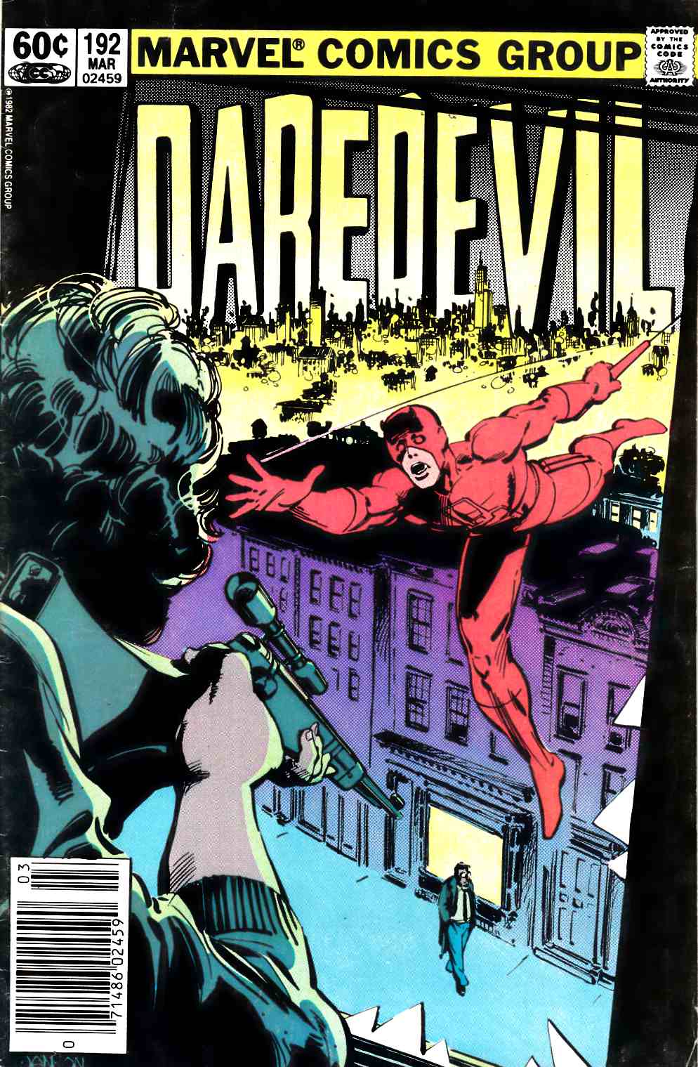 Daredevil #192 Newsstand Edition Very Good (4.0) [Marvel Comic] THUMBNAIL