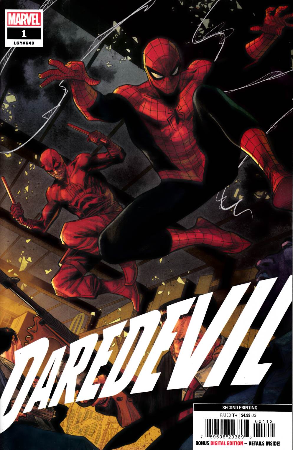 Daredevil #1 Second Printing Near Mint (9.4) [Marvel Comic] LARGE