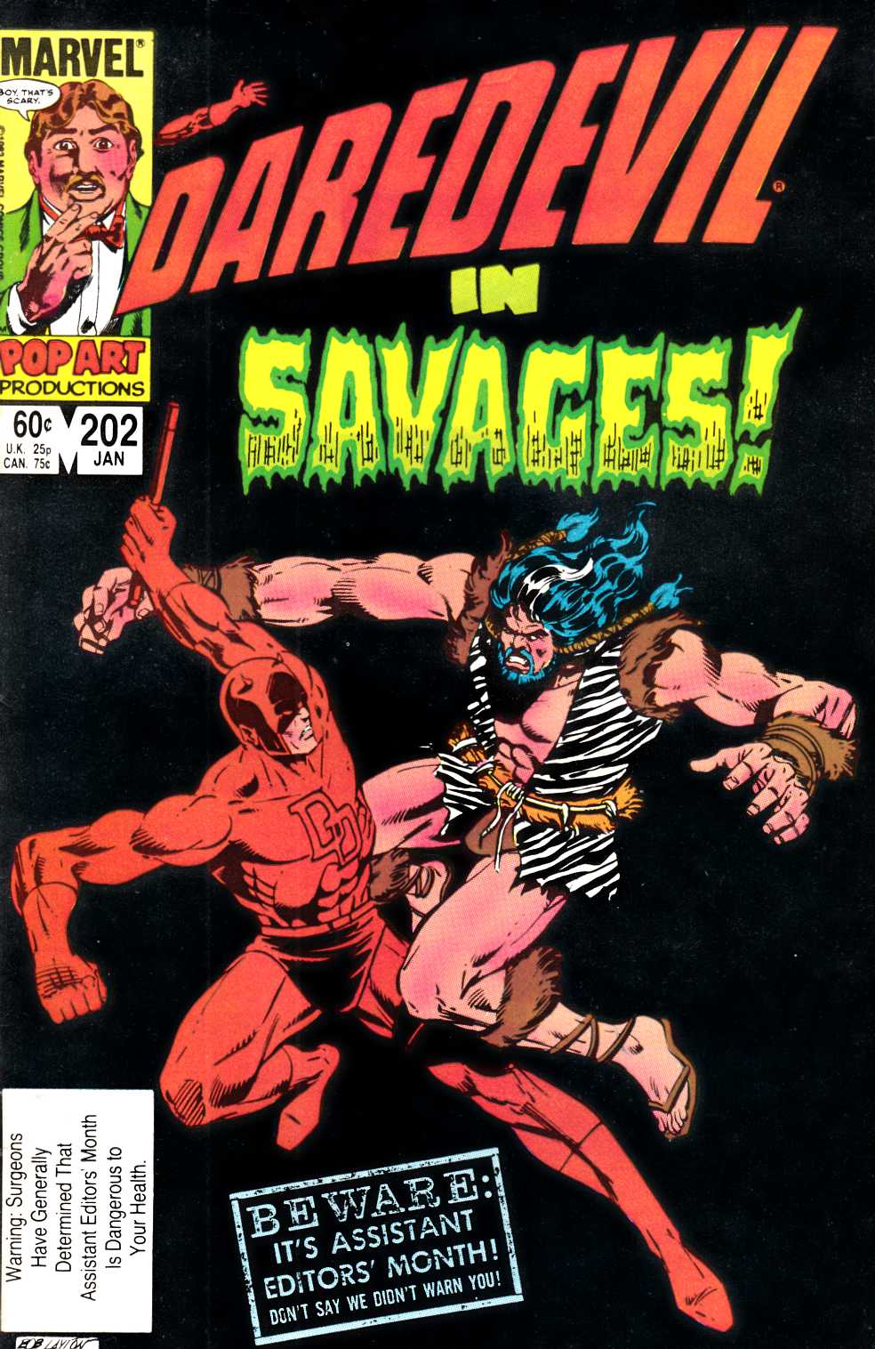 Daredevil #202 Very Fine (8.0) [Marvel Comic] THUMBNAIL
