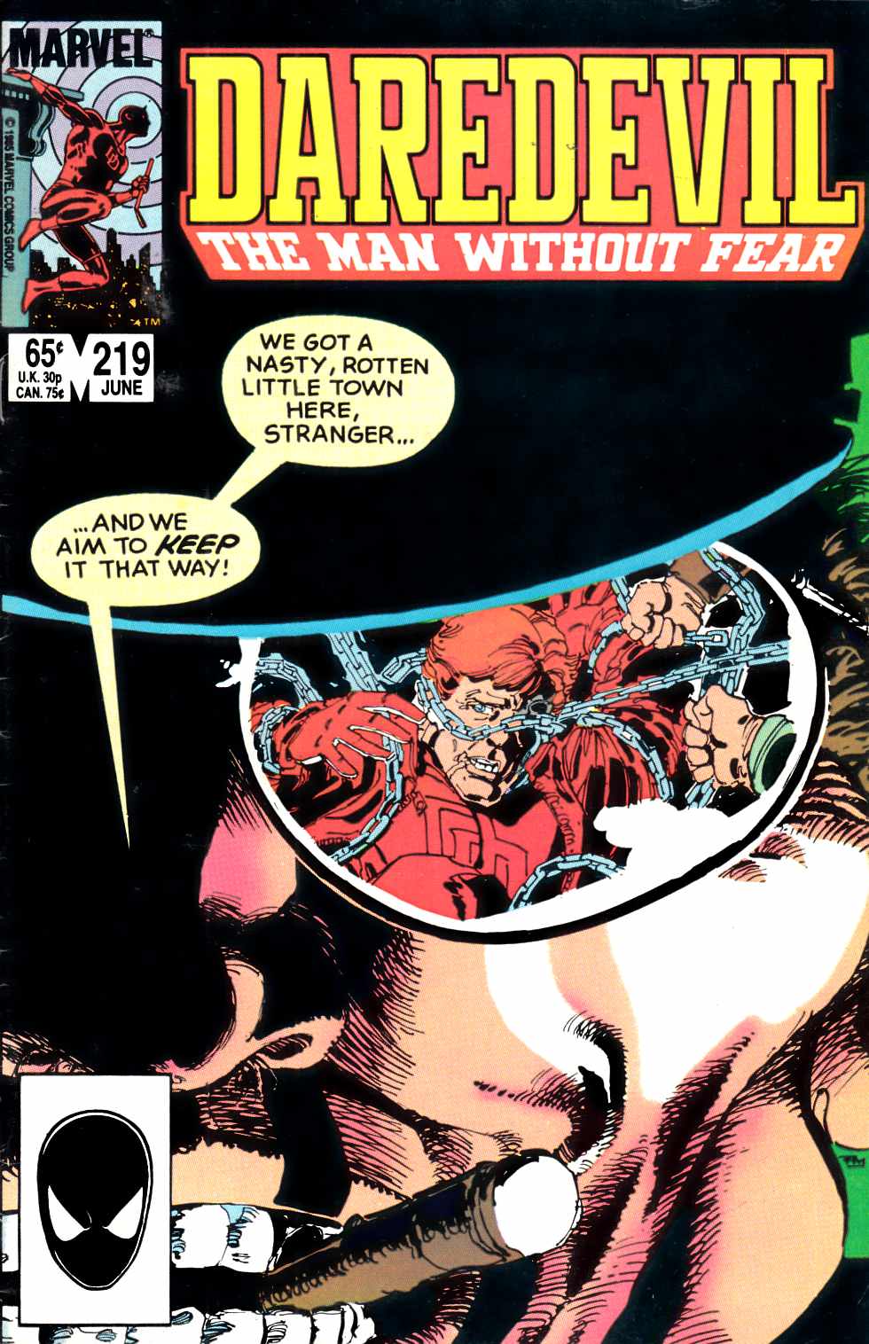Daredevil #219 Very Good (4.0) [Marvel Comic] THUMBNAIL