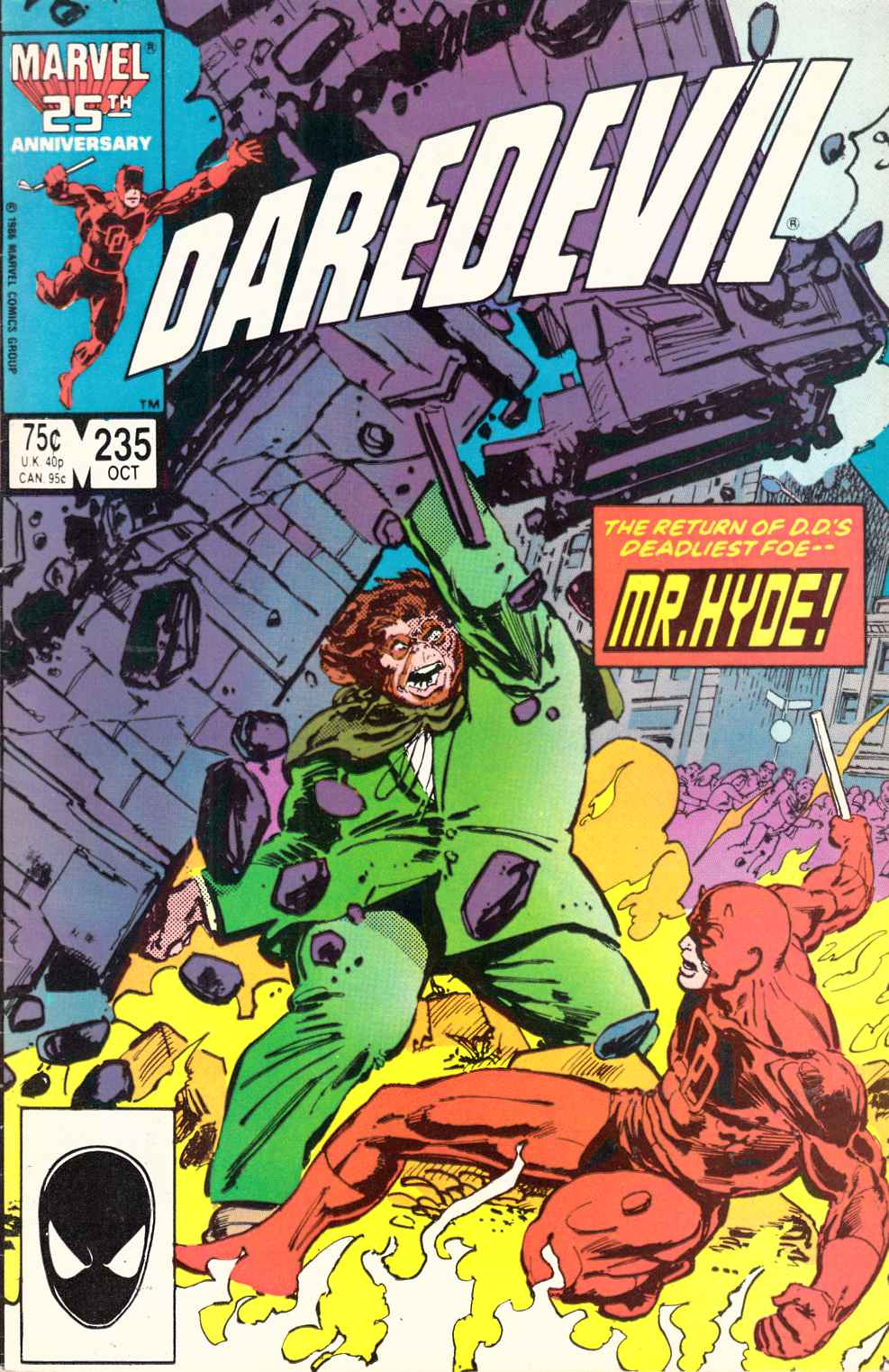 Daredevil #235 Fine (6.0) [Marvel Comic] LARGE