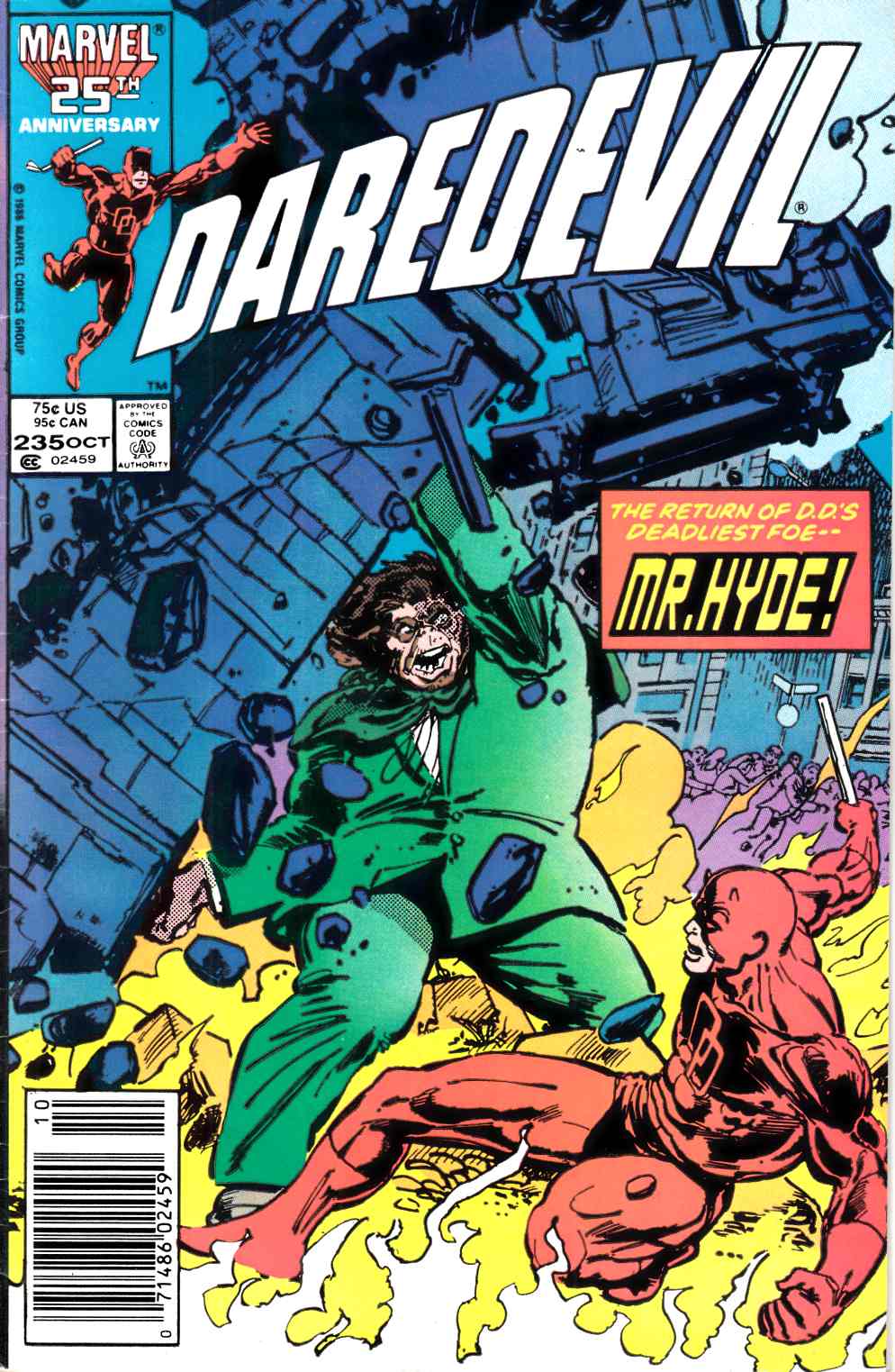 Daredevil #235 Newsstand Edition Very Good/Fine (5.0) [Marvel Comic] LARGE