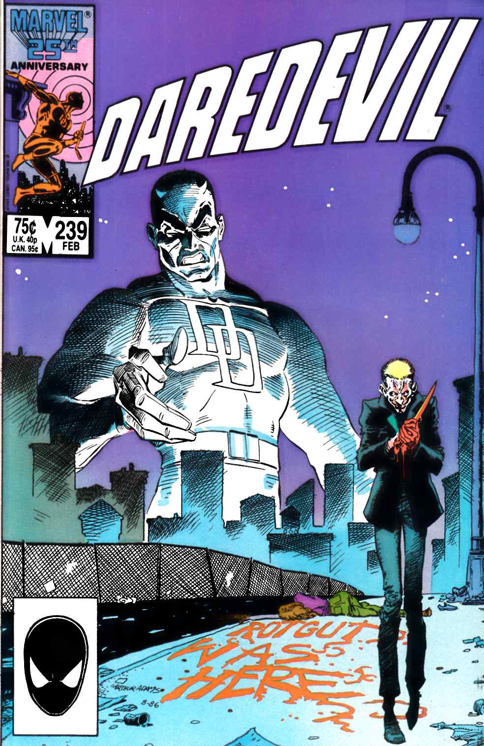 Daredevil #239 Near Mint Minus (9.2) [Marvel Comic] LARGE