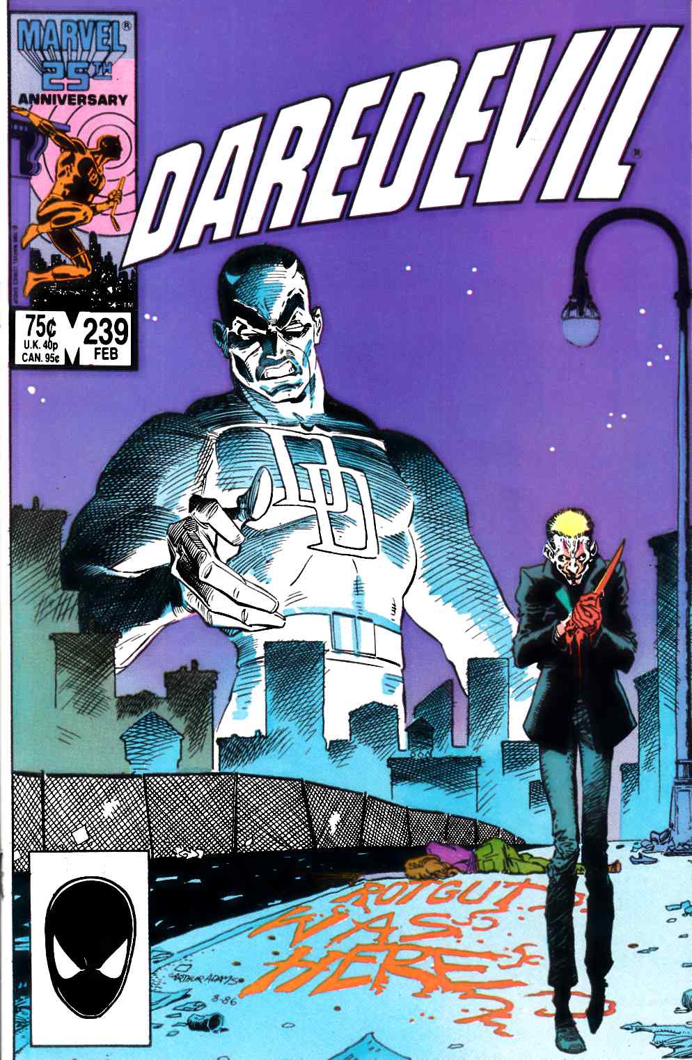 Daredevil #239 Very Fine (8.0) [Marvel Comic] THUMBNAIL