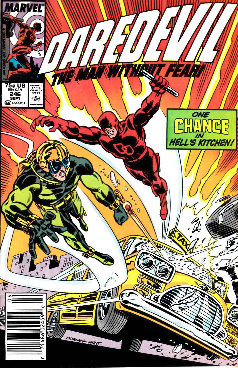 Daredevil #246 Newsstand Edition Very Fine (8.0) [Marvel Comic] THUMBNAIL