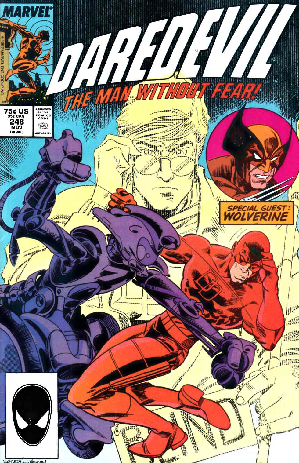 Daredevil #248 Fine (6.0) [Marvel Comic] LARGE